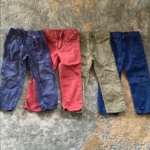 Lot of 3T boys colored pants
